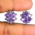 Natürliche Tansanit Ohrringe Amethyste 5 925