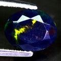 Opal schwarzer Naturstein 1ct AAA IF