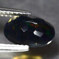 Opal schwarzer Naturstein 1,26 ct AAA IF