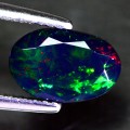 Opal schwarzer Naturstein 1,26 ct AAA IF