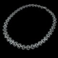 Halskette aus 925er Silber mit natürlichen blauen Zirkonen