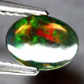 Opalschwarzer Naturstein 0,71 ct