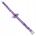 Armband aus 925 natürlichen Rubin Amethysten Wunderschön