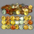Songea Saphire Natursteine ​​4,96ct 48Stk