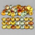 Songea Saphire Natursteine ​​4,96ct 48Stk