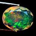 Feueropal 1,08ct Naturstein AAA IF