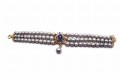 Armband natürliche Tansanit Perlen Silber 925 2