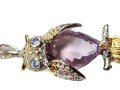 Silberanhänger natürliche 22,82 ct Ametrine Eule