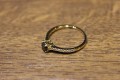 Ring schwarzer Diamant 0,6 ct Silber 925 Größe 17