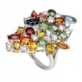 Silberring 925 Saphire 11,5 