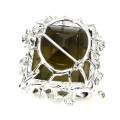 Quarz Brosche Anhänger Smaragde 117.94ct 925