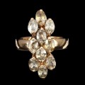 925er Silber Zirkone Ring 17