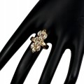 925er Silber Zirkone Ring 17