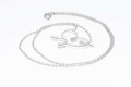 0.05ct Silberkette mit Diamanten
