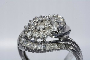 Ring 10K Diamanten 1,14 ct 14 zertifiziert