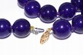 Chalcedon Halskette aus 14 Karat Gold 295,50 ct