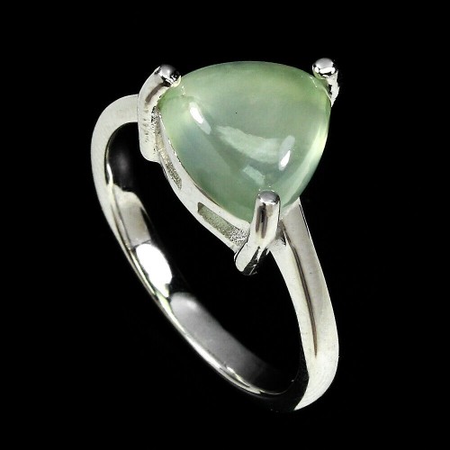 Silber perhenit ring, natur, 17 925