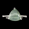 Silber perhenit ring, natur, 17 925