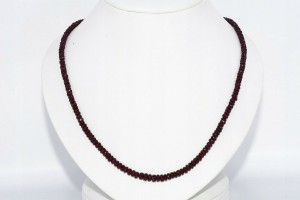 Halskette Rubine Gold Silber Zertifikat