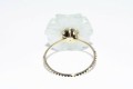 14K Goldring mit natürlichem Saphir quarz 12
