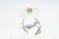 14K Goldring mit natürlichem Saphir quarz 12