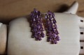 Silberohrringe 925 natürliche Amethyste
