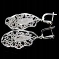 Ohrringe aus 925er Silber mit natürlichen Songea Saphiren 4