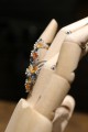 Songea Padparaja Saphir Ring mit Zirkonia Größe 17