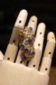 Songea Padparaja Saphir Ring mit Zirkonia Größe 17