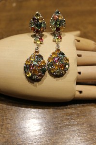 Lange Saphir Ohrringe ausgefallenes Zertifikat