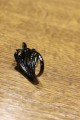 Ring natürliches Olivin Diopsid Größe 17