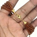 Silberarmband Hessonit (Granat) Amethyst