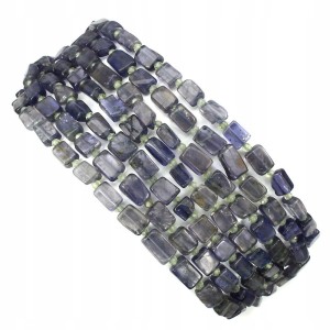 Silberarmband Iolithe Periodite Rubine