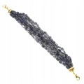 Silberarmband Iolithe Periodite Rubine