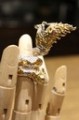 Ring Drache Rubine Citrin Saphire Größe 16,5