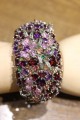 Armband Saphire Tsavorite Amethysten Zertifikat