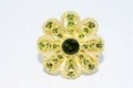 Silberring mit Diamanten 0,10 ct Diopside