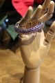 Silberarmband mit natürlichen Amethysten