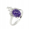 Sterling Silber Ring Größe 16,5 925 natur