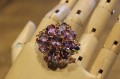 Ring natürliche Amethyste Saphire Größe 16 schön