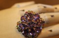 Ring natürliche Amethyste Saphire Größe 16 schön