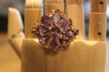 Ring natürliche Amethyste Saphire Größe 16 schön