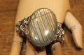 925 Silber Aquamarin Labradorit Armband