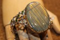 925 Silber Aquamarin Labradorit Armband
