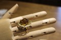 Ring 925 cognac quartz tsavorite size 14