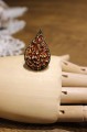 Silver ring with garnet spinels 925 size 14.5