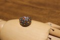 Songea Padparaja Saphir Ring Größe 16