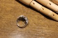 Songea Padparaja Saphir Ring Größe 16