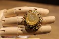 Silberring mit Chalcedon Saphiren Größe 14 925
