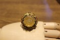 Silberring mit Chalcedon Saphiren Größe 14 925